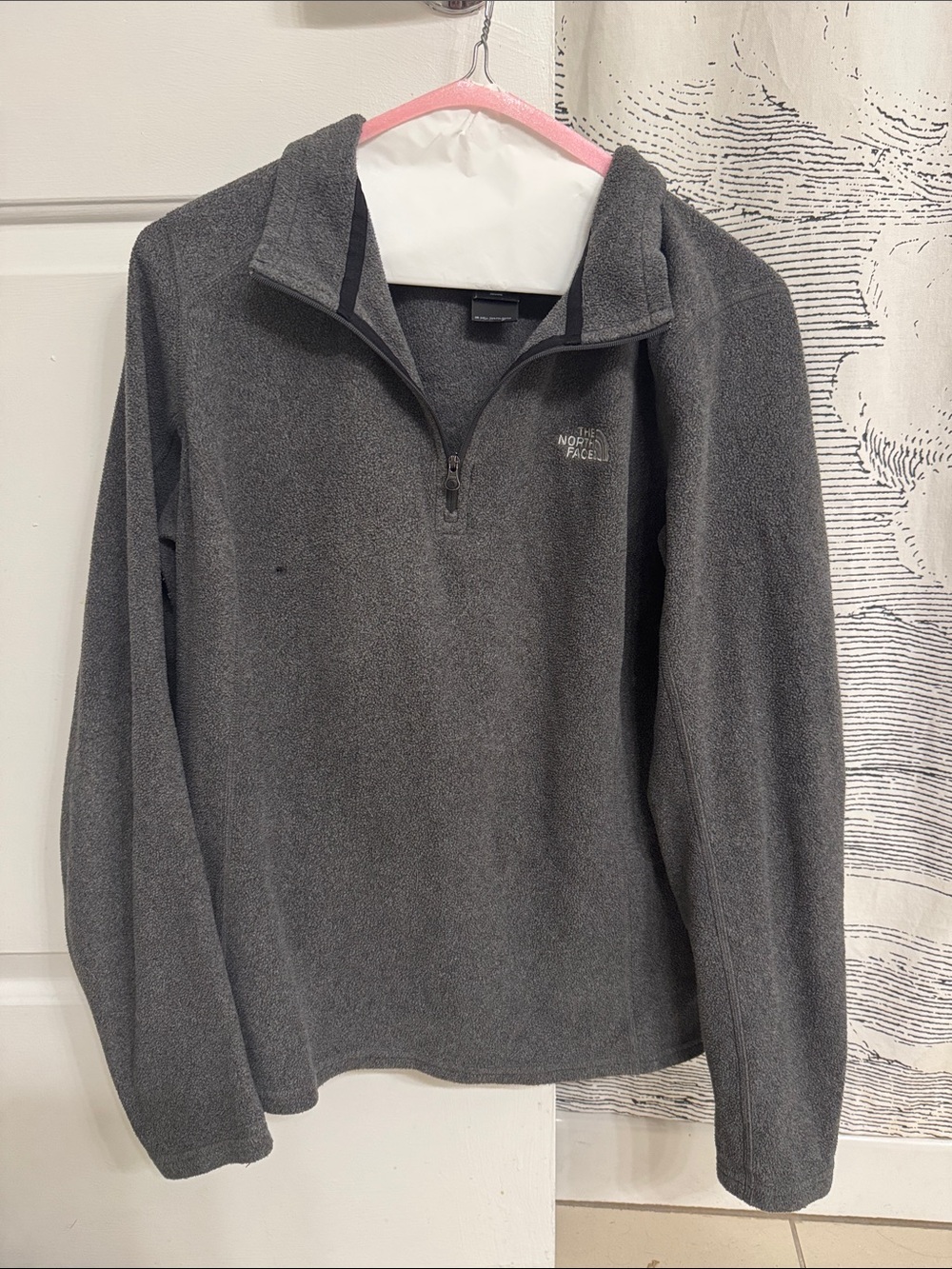 The North Face Gray Quarter-Zip Fleece Pullover